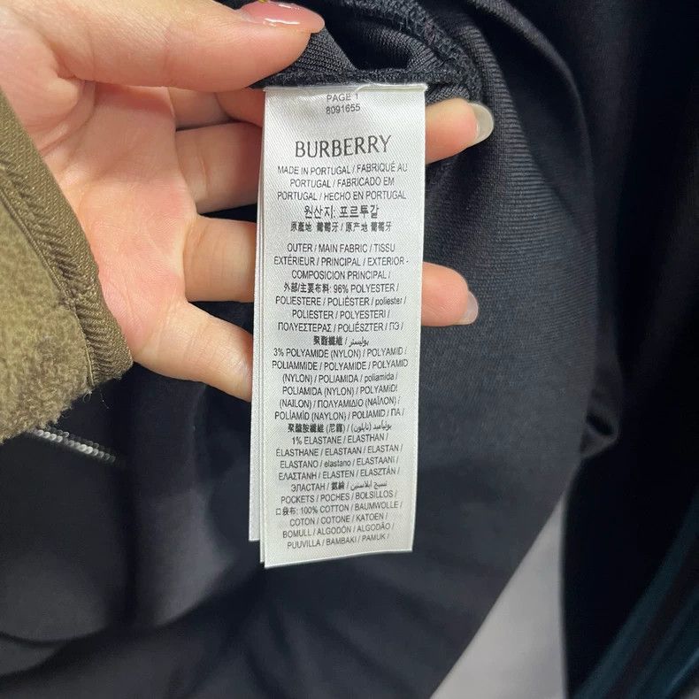 Burberry Burberry Black Striped Zip Long Sleeve Jacket Size US L / EU 52-54 / 3 - 4 Thumbnail