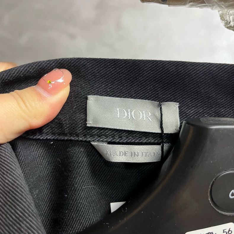 Dior Dior Black Rose Denim Jacket for Sale Size US L / EU 52-54 / 3 - 4 Thumbnail