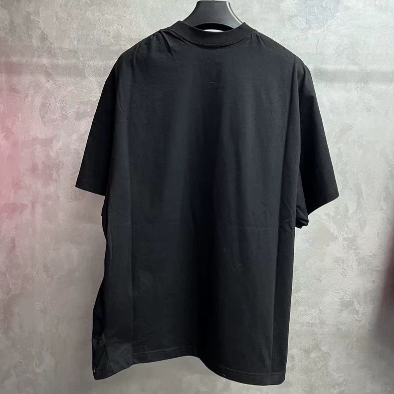 Balenciaga Balenciaga Black Sequin Logo Short Sleeve T-Shirt Size US S / EU 44-46 / 1 - 5 Thumbnail