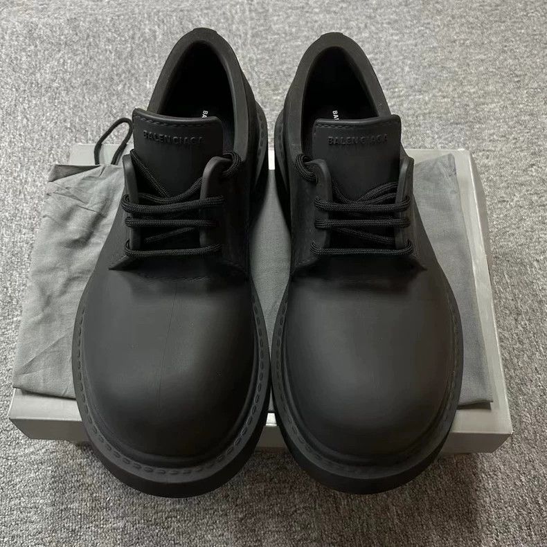 Balenciaga Balenciaga Black Derby Shoes Size 43 Size US 10 / EU 43 - 2 Thumbnail