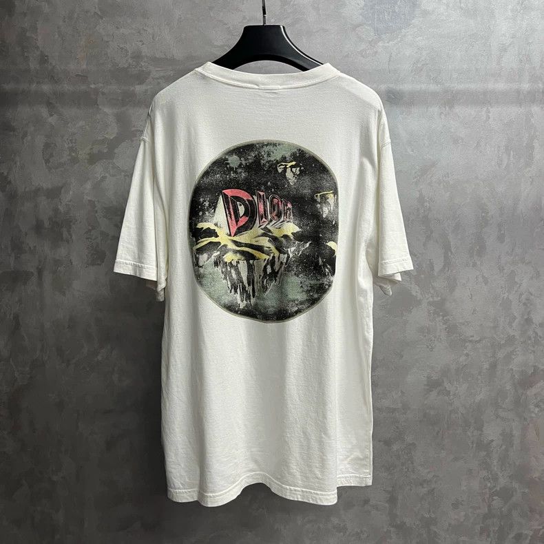 Dior Dior White Short Sleeve Logo T-shirt Size US XXL / EU 58 / 5 - 5 Thumbnail