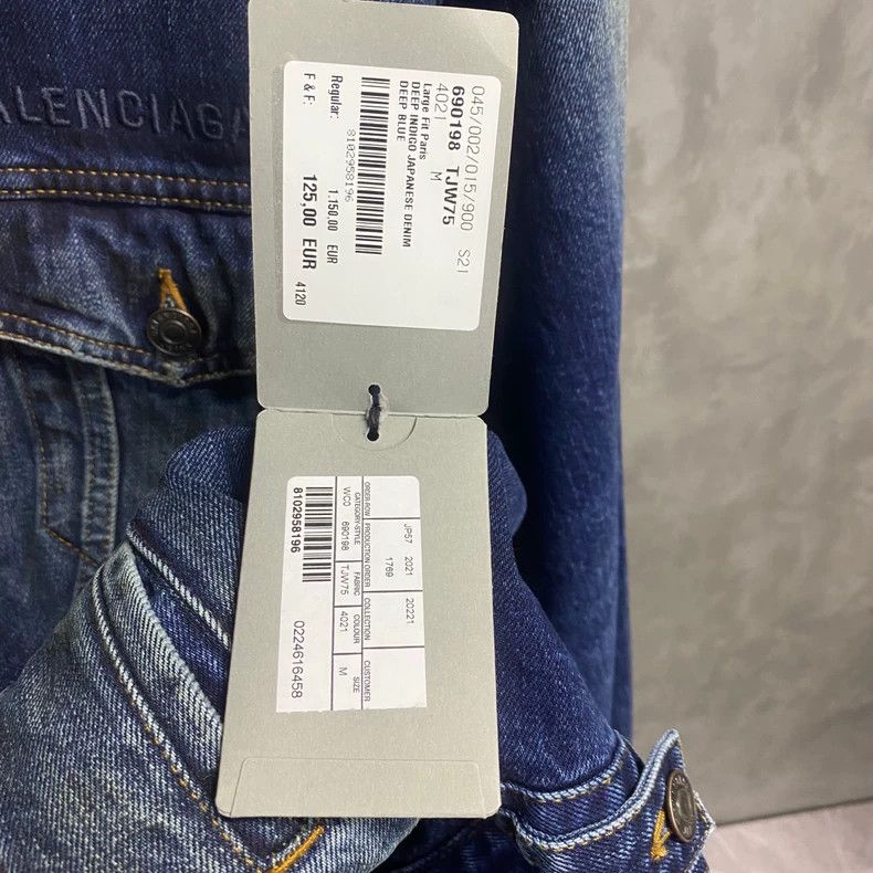 Balenciaga Balenciaga Blue City Limited Edition Denim Jacket Size US S / EU 44-46 / 1 - 6 Thumbnail