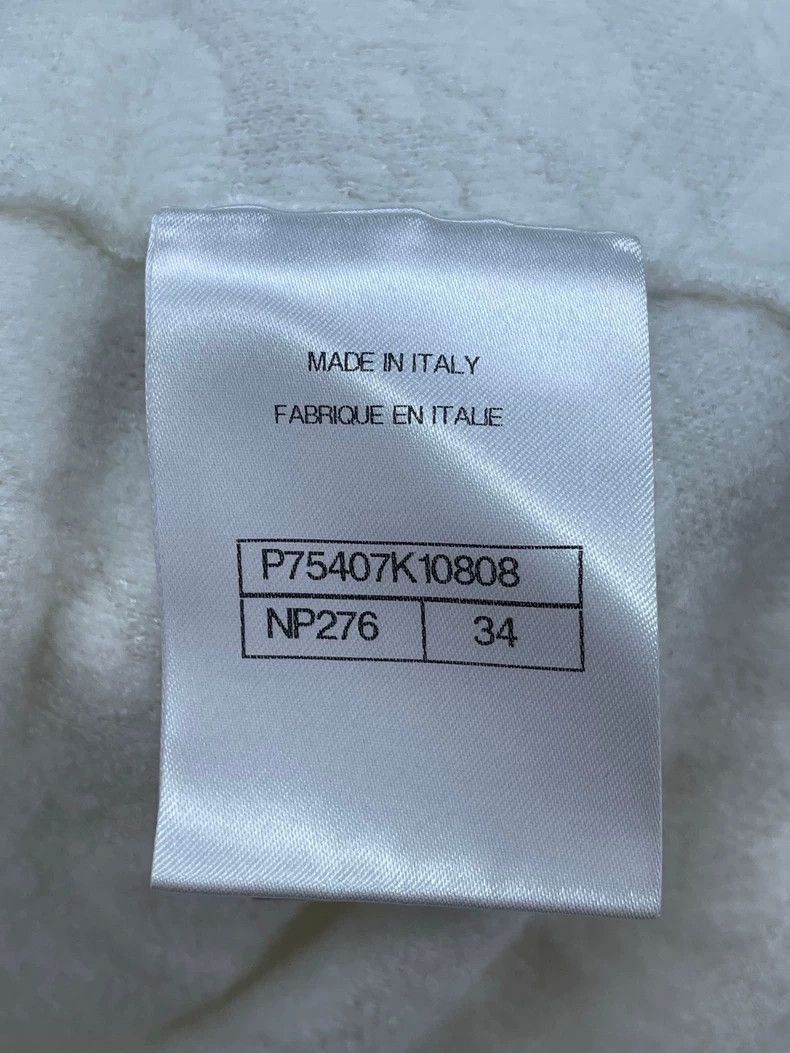 Chanel Chanel White Short Sleeve Dress with Pockets Size US 34 / EU 50 - 6 Thumbnail