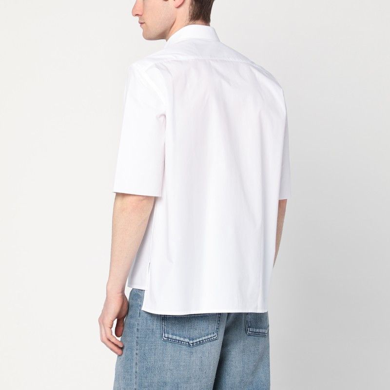 Namacheko Namacheko White Shirt With Logo Patch Size US M / EU 48-50 / 2 - 2 Thumbnail