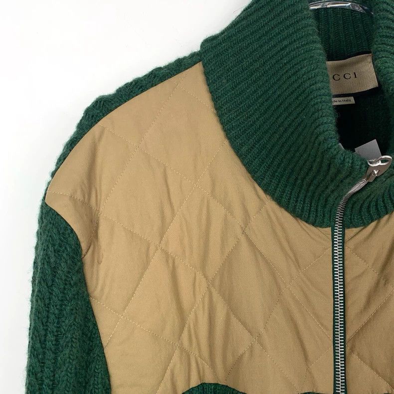 Gucci Gucci Zippered Knitted Jacket with Color Blocking Size US L / EU 52-54 / 3 - 3 Thumbnail