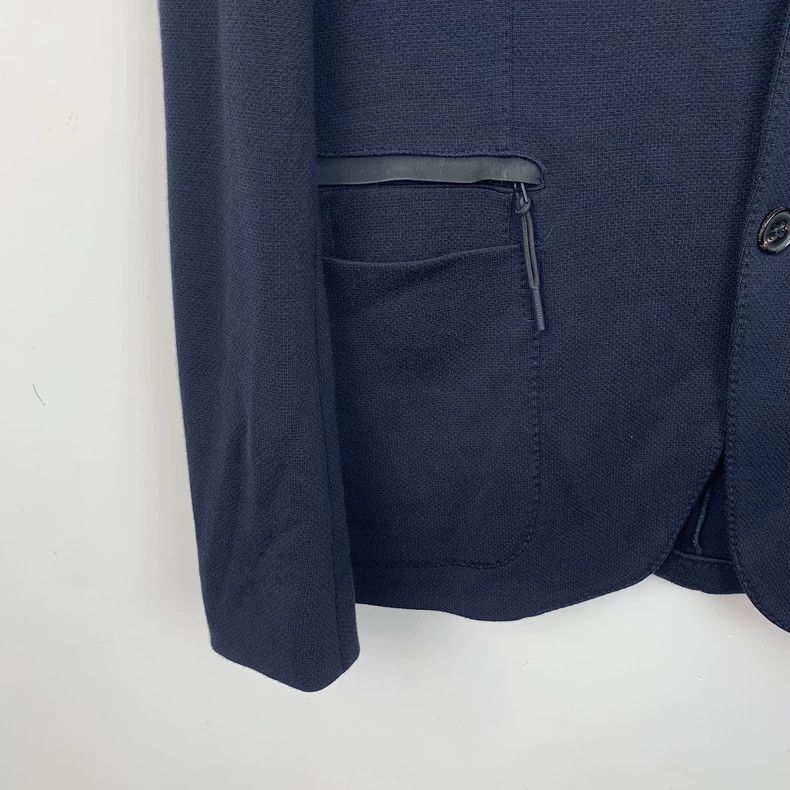 Ermenegildo Zegna Ermenegildo Zegna Blue Wool Blazer Jacket Size US L / EU 52-54 / 3 - 4 Thumbnail
