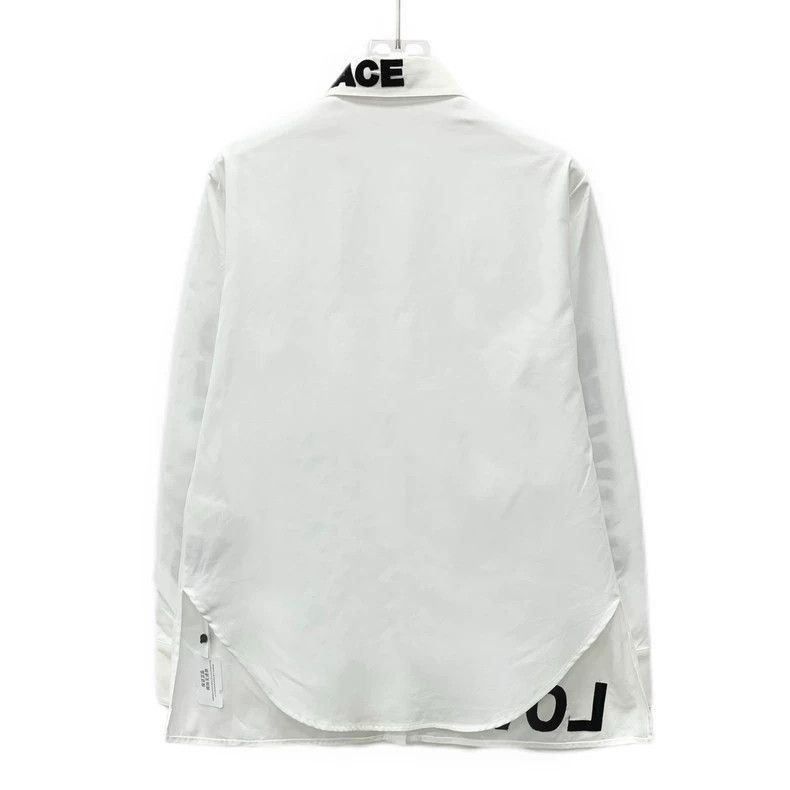 Versace Versace White Logo Long Sleeve Shirt Size 42 Size US M / EU 48-50 / 2 - 2 Thumbnail