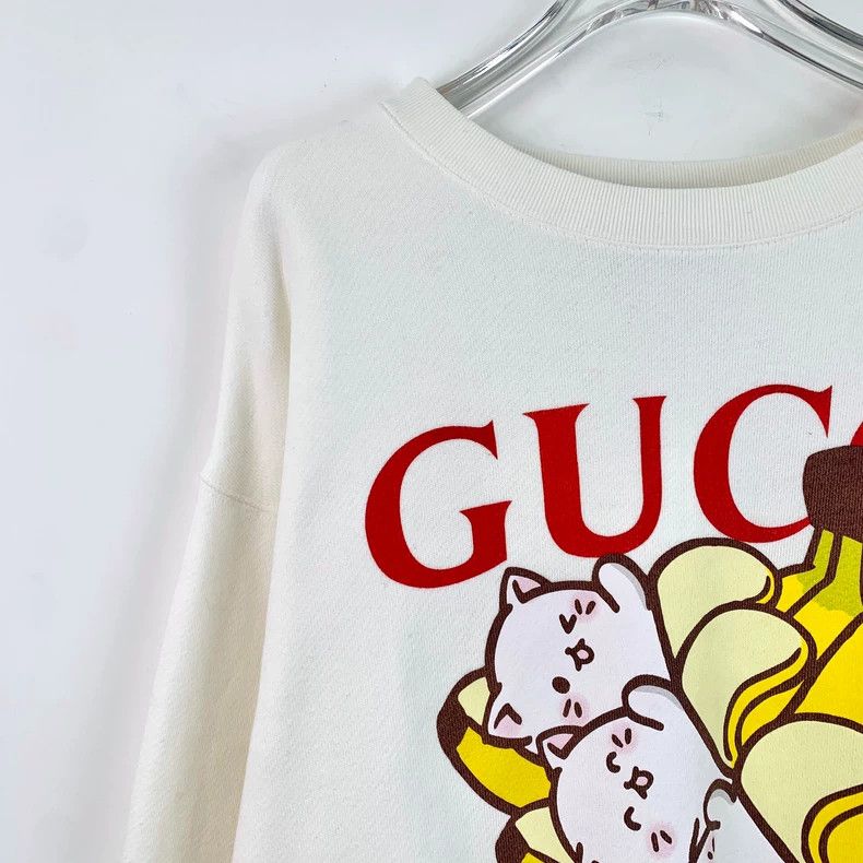 Gucci Gucci Banana Cat Long Sleeve Sweatshirt Size US S / EU 44-46 / 1 - 3 Thumbnail
