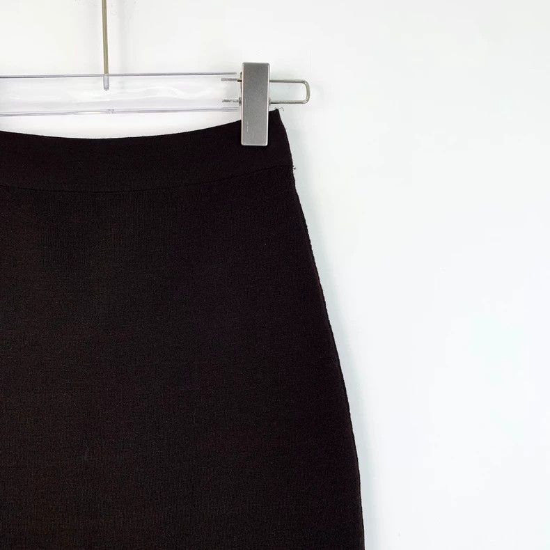 Fendi Fendi Black Reverse Print Bodycon Skirt Size US 36 / EU 52 - 4 Thumbnail