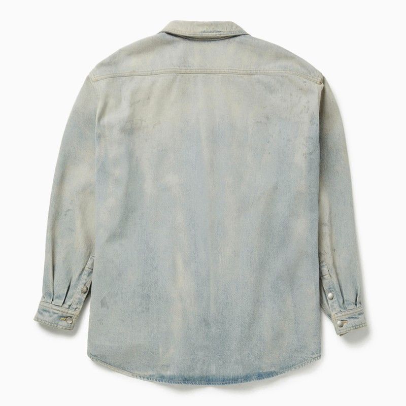 1989 STUDIO 1989 Studio Light Blue Denim Overshirt Size US S / EU 44-46 / 1 - 2 Thumbnail