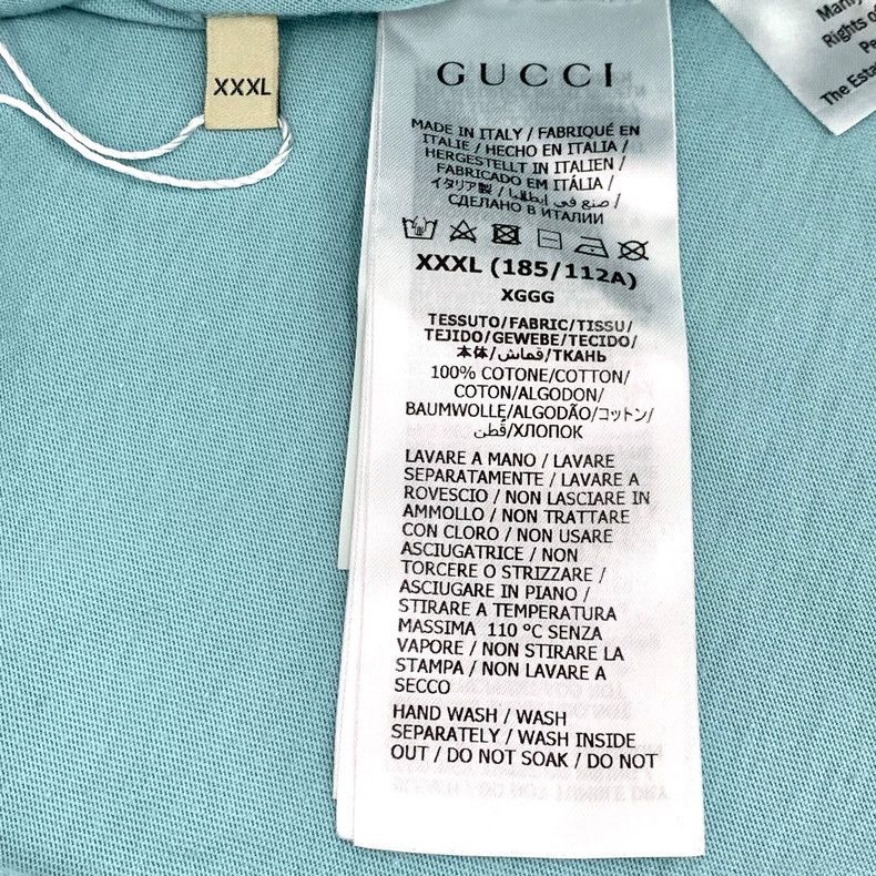 Gucci Gucci Cartoon Apple Print T-Shirt Size XXXL Size US XXL / EU 58 / 5 - 7 Thumbnail