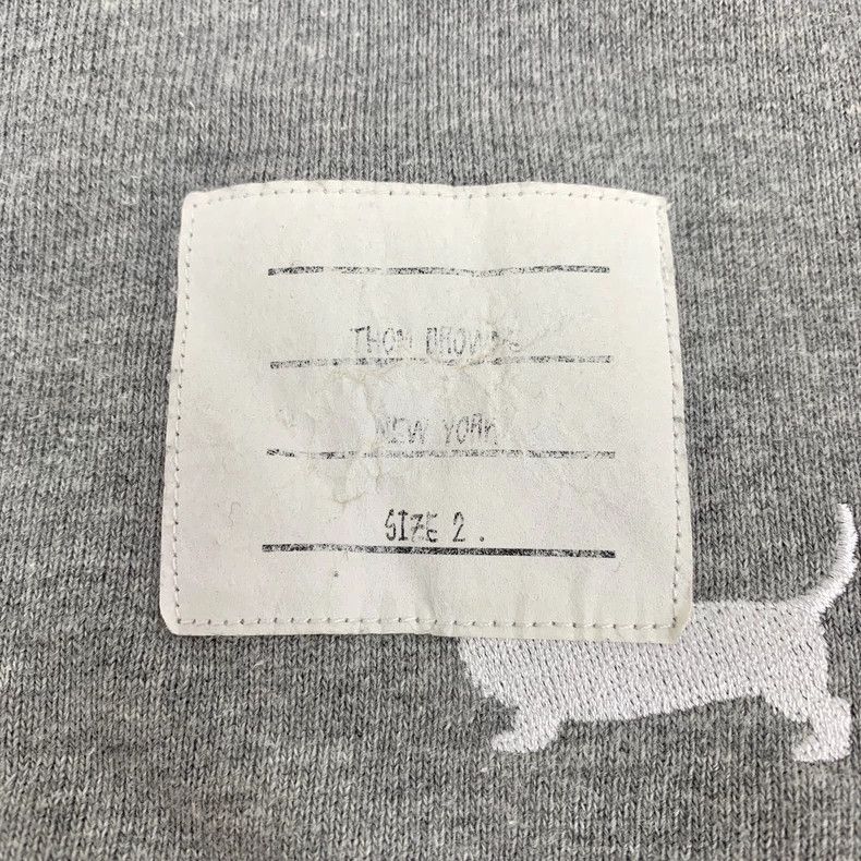 Thom Browne Thom Browne Gray Long Sleeve Sweatshirt with Dogs Size US M / EU 48-50 / 2 - 5 Thumbnail