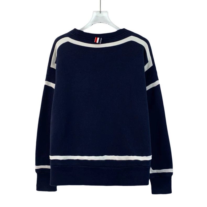 Thom Browne Thom Browne Long Sleeve Cotton Sweatshirt Size US S / EU 44-46 / 1 - 2 Thumbnail