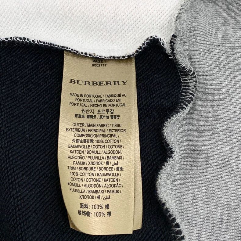 Burberry Burberry Colorblock Logo Long Sleeve Sweatshirt Size US L / EU 52-54 / 3 - 7 Thumbnail
