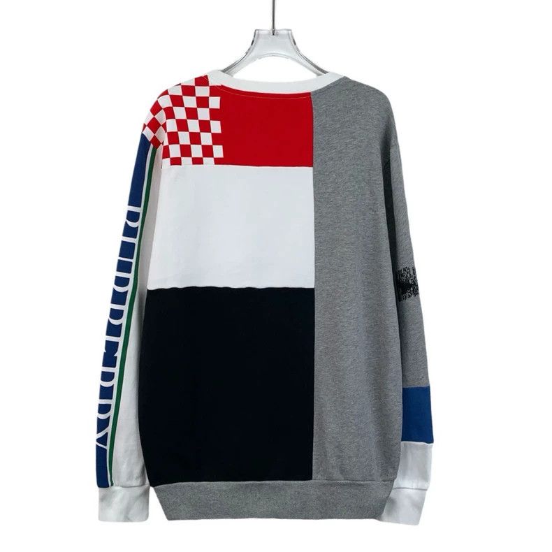 Burberry Burberry Colorblock Logo Long Sleeve Sweatshirt Size US L / EU 52-54 / 3 - 2 Thumbnail