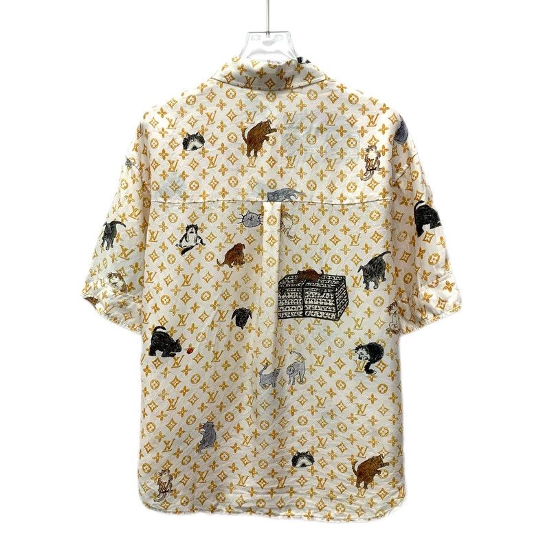 Louis Vuitton Louis Vuitton Yellow Logo Short Sleeve Shirt Size US XS / EU 42 / 0 - 2 Thumbnail
