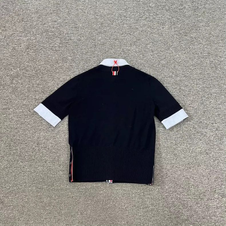 Thom Browne Thom Browne Layered Knit Shirt for Men Size US M / EU 48-50 / 2 - 2 Thumbnail