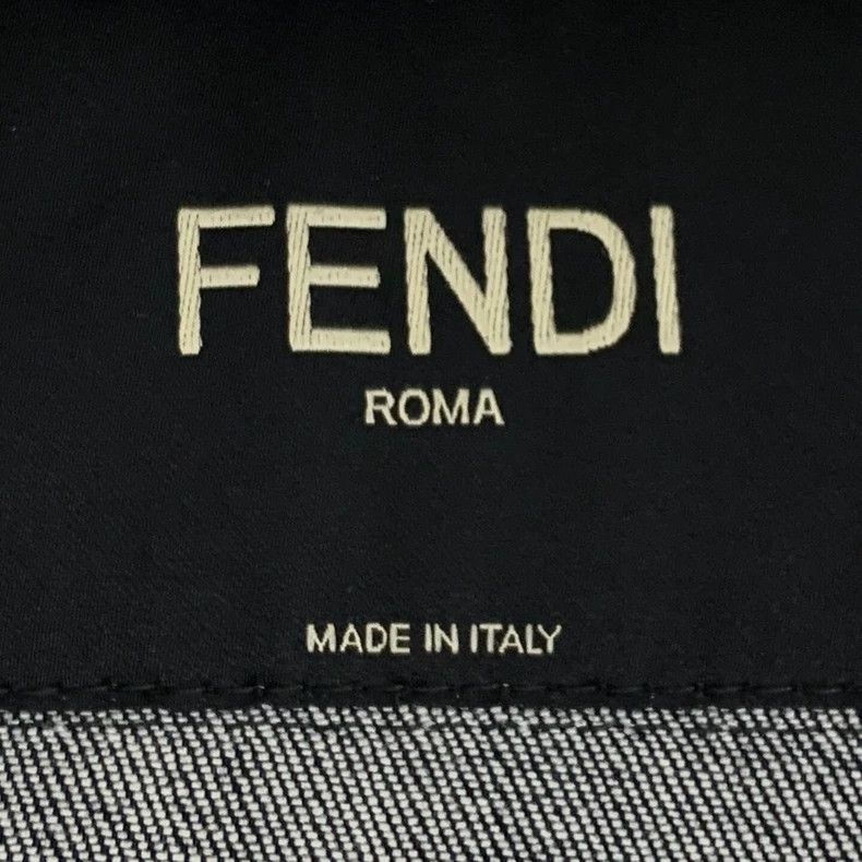 Fendi Fendi Black Logo Letter Collar Jacket Size US L / EU 52-54 / 3 - 7 Thumbnail