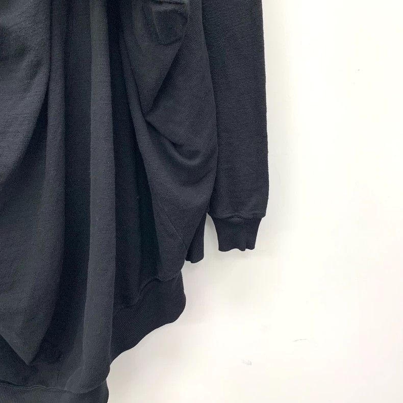 Rick Owens Rick Owens Black Long Sleeve Hooded Sweatshirt Size US XS / EU 42 / 0 - 4 Thumbnail