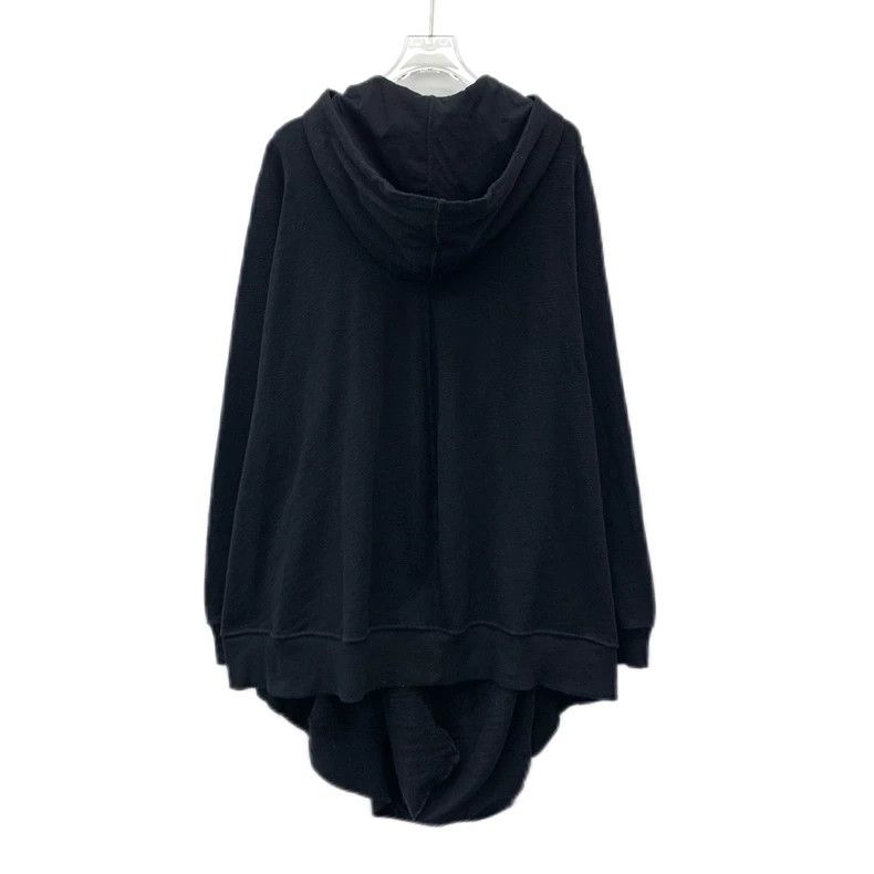 Rick Owens Rick Owens Black Long Sleeve Hooded Sweatshirt Size US XS / EU 42 / 0 - 2 Thumbnail
