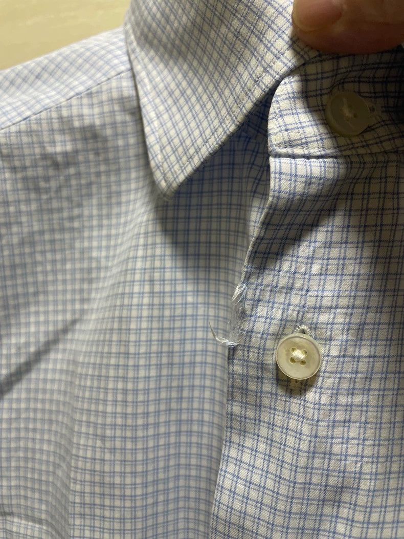 Ermenegildo Zegna Ermenegildo Zegna Long Sleeve Collared Shirt Size US M / EU 48-50 / 2 - 9 Thumbnail