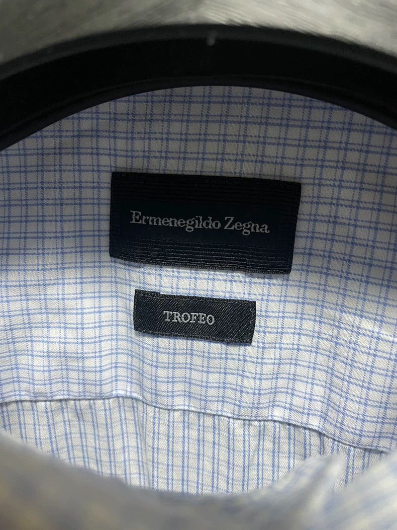 Ermenegildo Zegna Ermenegildo Zegna Long Sleeve Collared Shirt Size US M / EU 48-50 / 2 - 3 Thumbnail