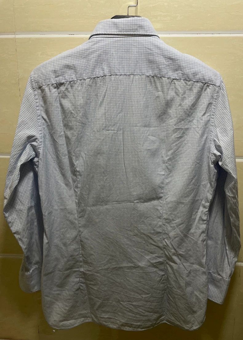 Ermenegildo Zegna Ermenegildo Zegna Long Sleeve Collared Shirt Size US M / EU 48-50 / 2 - 2 Thumbnail