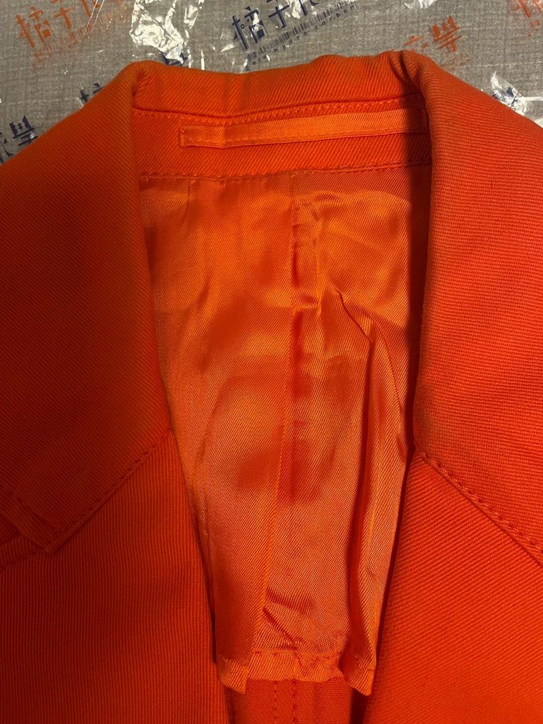 Prada Prada Cotton Casual Suit Jacket in Orange Size US M / EU 48-50 / 2 - 4 Thumbnail