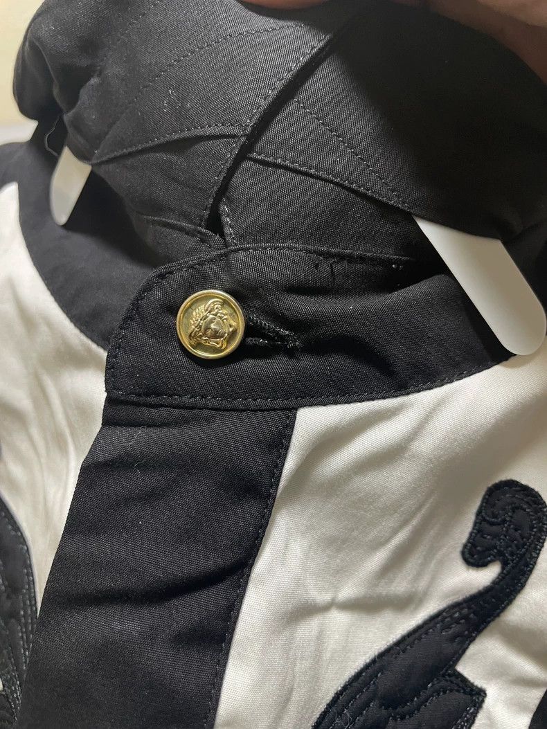 Versace Versace Long Sleeve Shirt with Embroidery Size US L / EU 52-54 / 3 - 4 Thumbnail