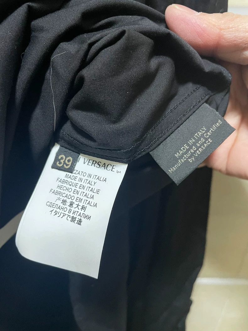 Versace Versace Long Sleeve Shirt with Embroidery Size US L / EU 52-54 / 3 - 7 Thumbnail