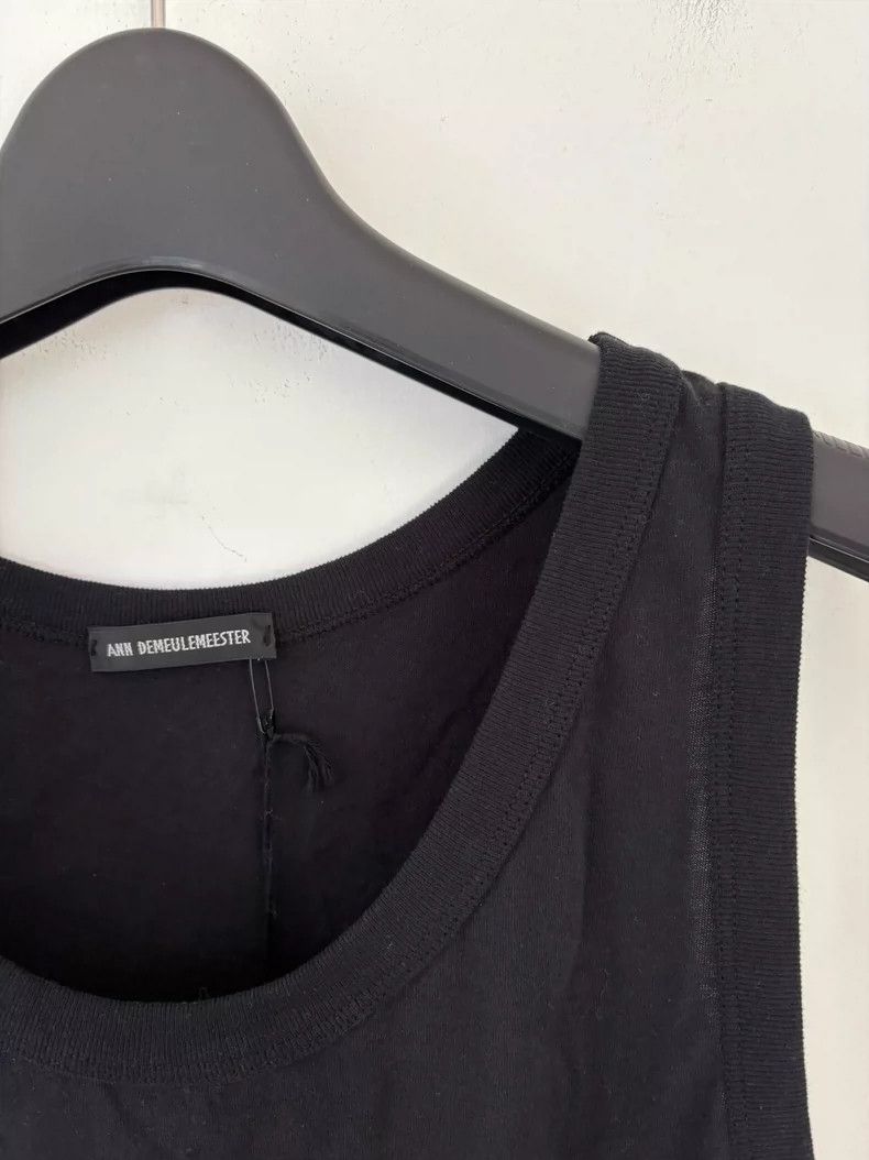 Ann Demeulemeester Ann Demeulemeester Unisex Black Tank Top Size US XS / EU 42 / 0 - 3 Thumbnail