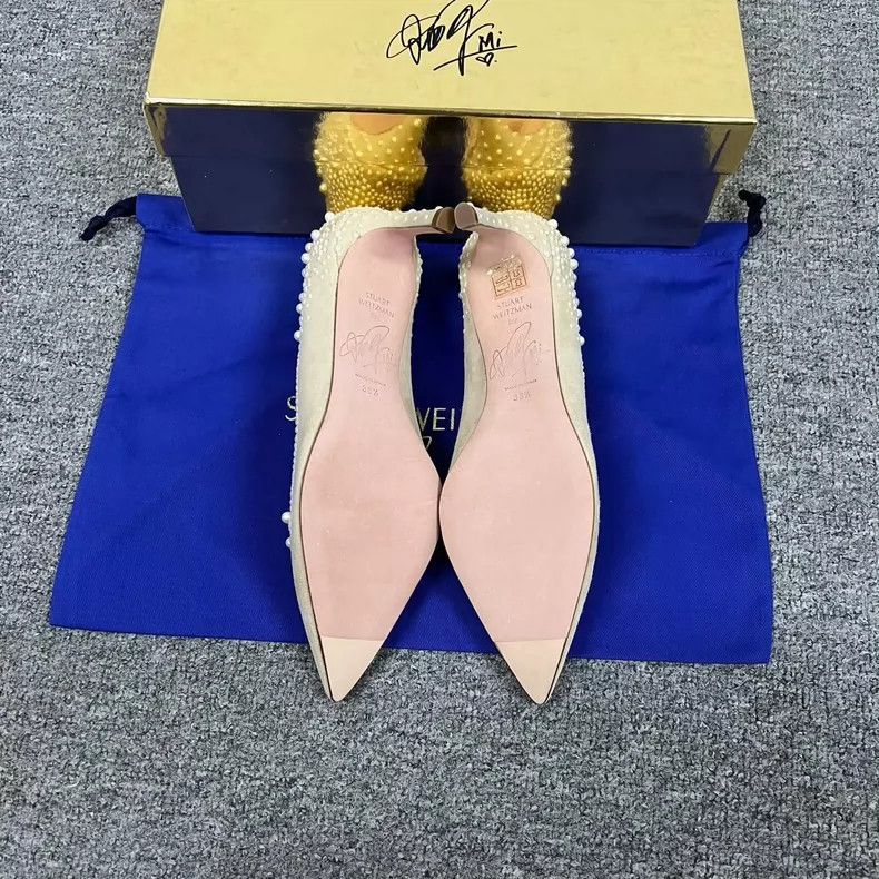 Stuart Weitzman Stuart Weitzman High Heels with Signature Design Size US 6.5 / EU 39-40 - 4 Thumbnail