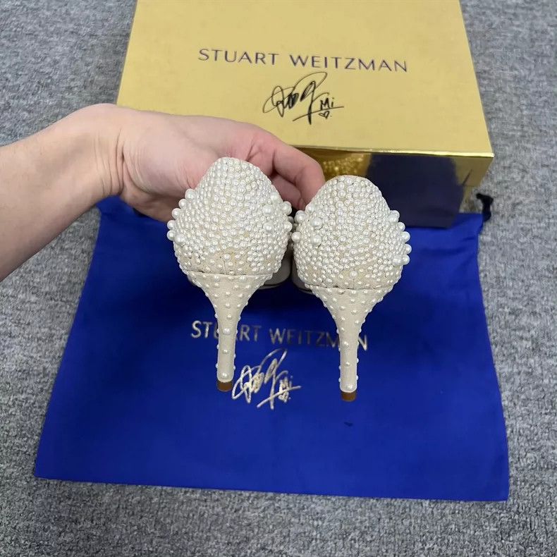 Stuart Weitzman Stuart Weitzman High Heels with Signature Design Size US 6.5 / EU 39-40 - 3 Thumbnail