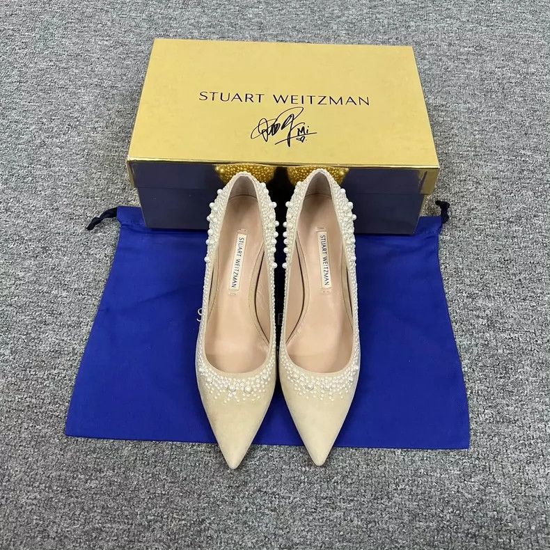 Stuart Weitzman Stuart Weitzman High Heels with Signature Design Size US 6.5 / EU 39-40 - 2 Thumbnail