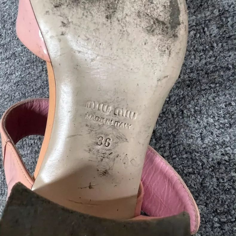 Prada Miu Miu Pink Mary Jane Shoes with Buckle Size US 6 / EU 39 - 7 Thumbnail