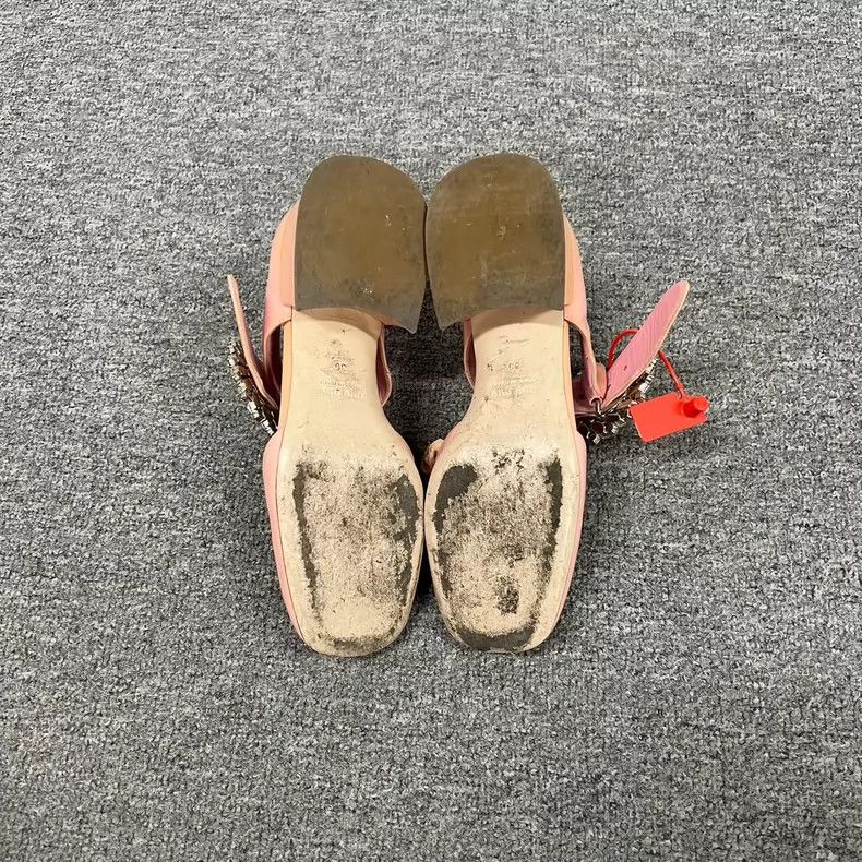 Prada Miu Miu Pink Mary Jane Shoes with Buckle Size US 6 / EU 39 - 5 Thumbnail