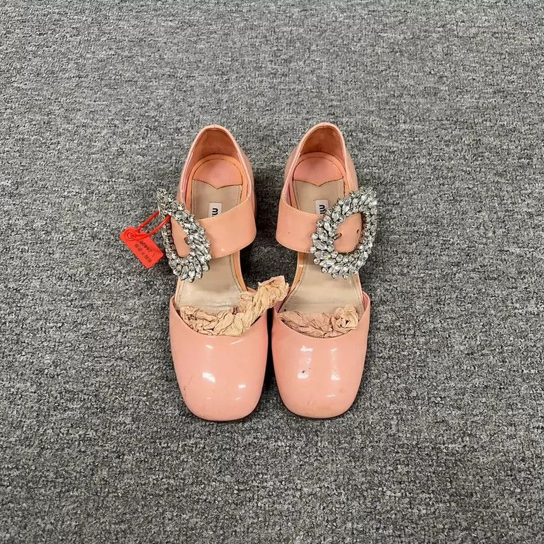 Prada Miu Miu Pink Mary Jane Shoes with Buckle Size US 6 / EU 39 - 3 Thumbnail