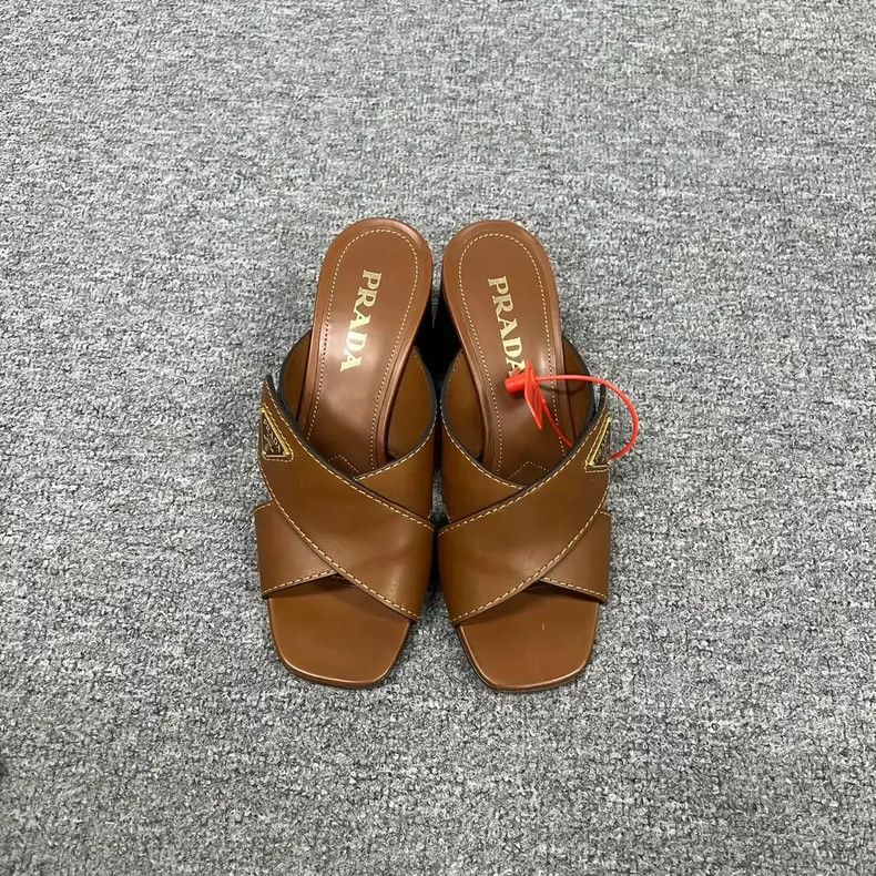 Prada Prada High Heel Sandals Brand New Size 37 Size US 7.5 / EU 40-41 - 3 Thumbnail