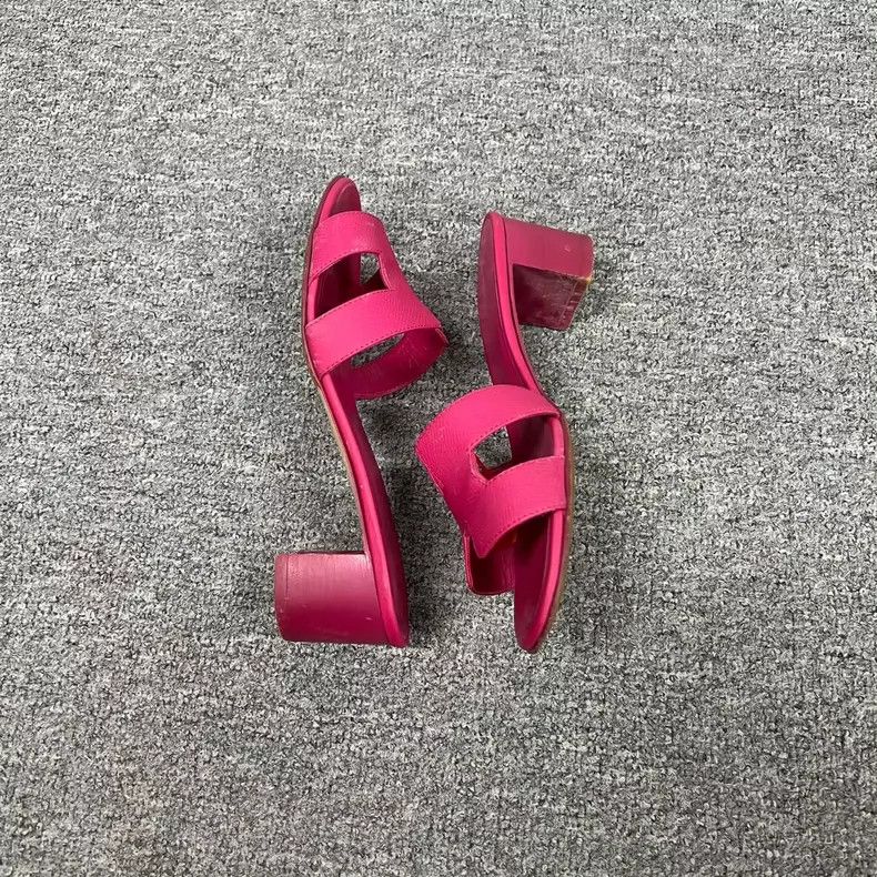 Hermes Hermes Pink High Heel Slide Sandals Size US 6.5 / EU 39-40 - 6 Thumbnail