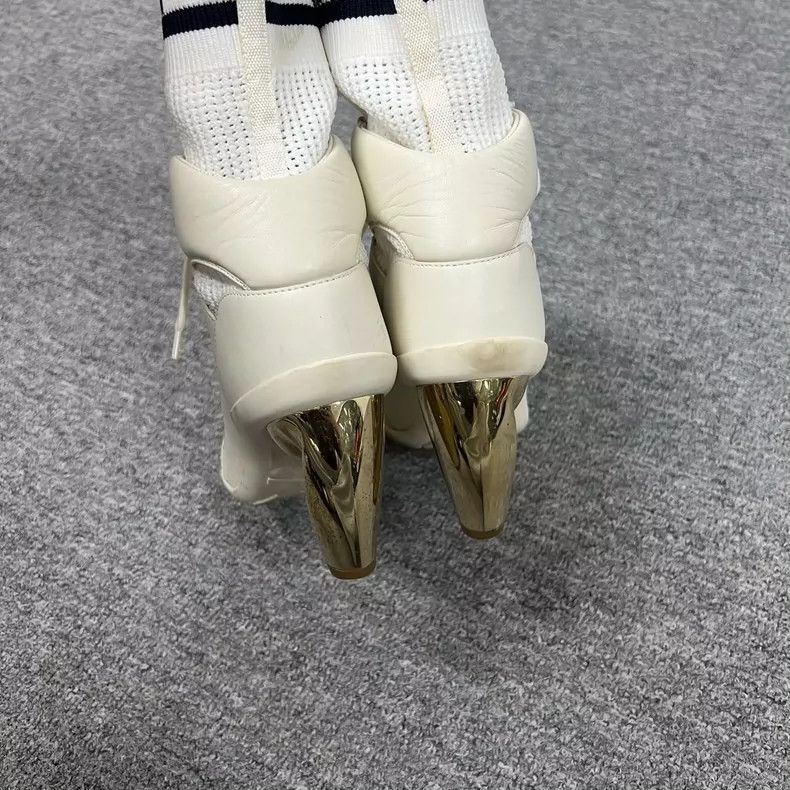 Dior Dior High Heeled Boots with Sock Design Size US 7.5 / EU 40-41 - 3 Thumbnail