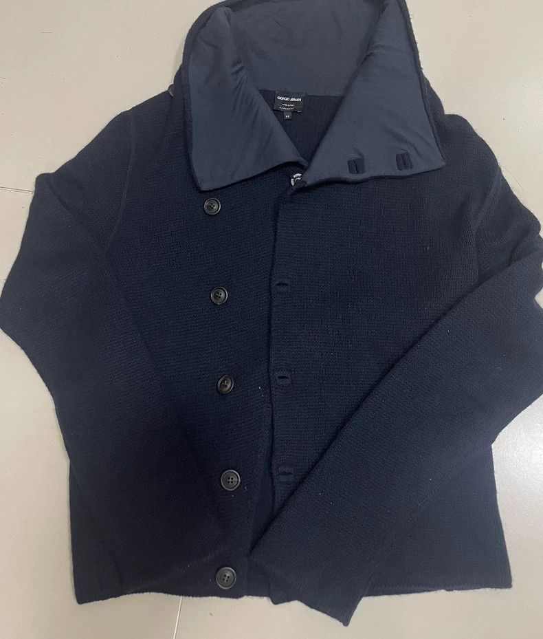 Emporio Armani Giorgio Armani Cashmere Wool Sweater for Sale Size US XL / EU 56 / 4 - 3 Thumbnail