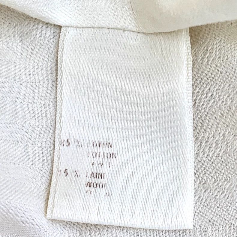 Louis Vuitton Louis Vuitton Beige Cotton Lace Long Sleeve Shirt Size US XXS / EU 40 - 7 Thumbnail