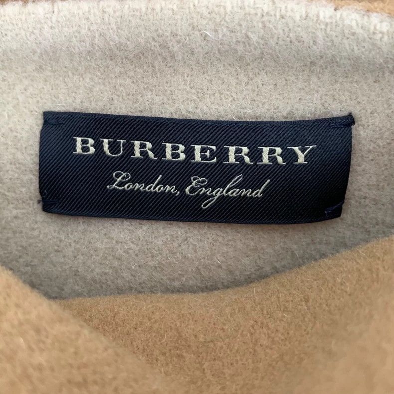 Burberry Burberry Brown Striped Wool Double-Sided Cape Coat Size US S / EU 44-46 / 1 - 5 Thumbnail