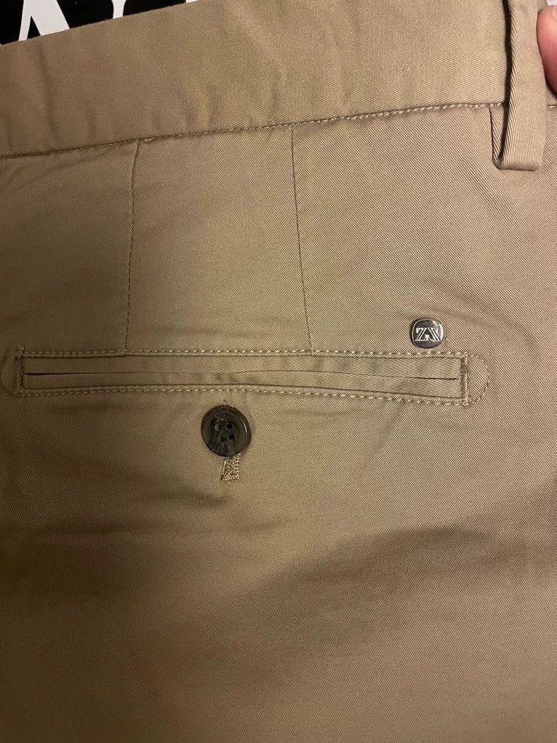 Ermenegildo Zegna Ermenegildo Zegna Casual Pants in Khaki Color Size US 38 / EU 54 - 9 Thumbnail