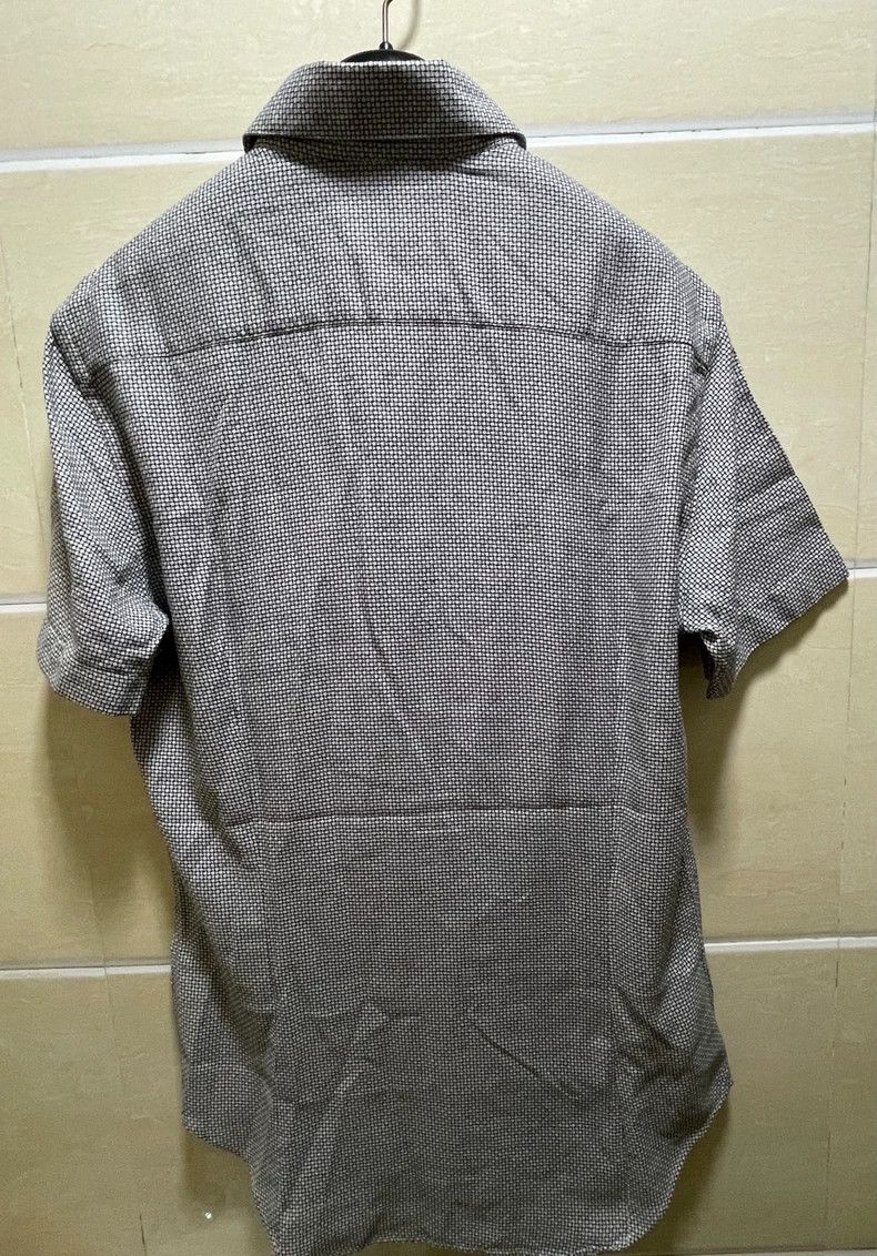 Emporio Armani Giorgio Armani Short Sleeve Shirt Blue Gray Size US M / EU 48-50 / 2 - 2 Thumbnail