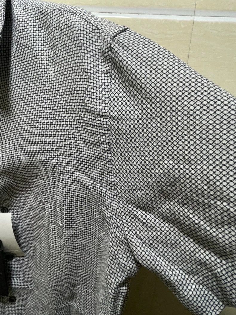 Emporio Armani Giorgio Armani Short Sleeve Shirt Blue Gray Size US M / EU 48-50 / 2 - 5 Thumbnail