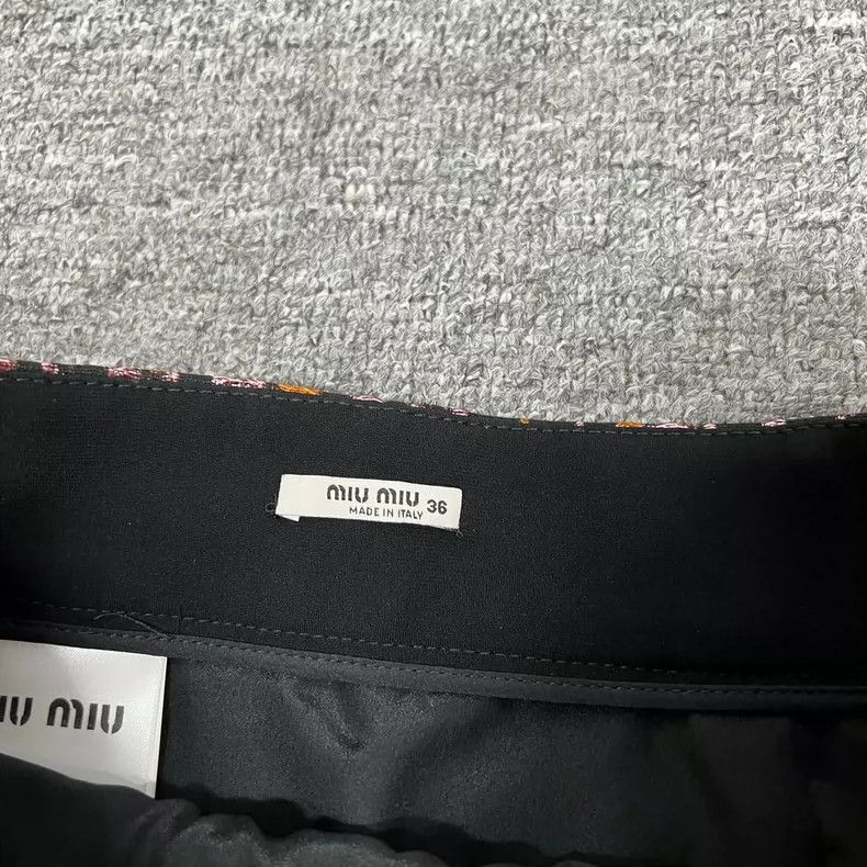 Miu Miu Miu Miu Leopard Print Skirt with Gold Thread Size US 36 / EU 52 - 4 Thumbnail