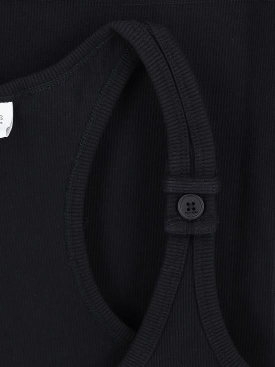 Courreges COURREGES Women Tops 125JDE123JS0194 9999 Black Size L / US 10 / IT 46 - 3 Thumbnail