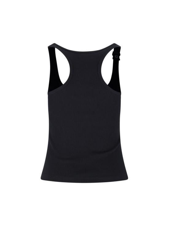 Courreges COURREGES Women Tops 125JDE123JS0194 9999 Black Size L / US 10 / IT 46 - 2 Thumbnail