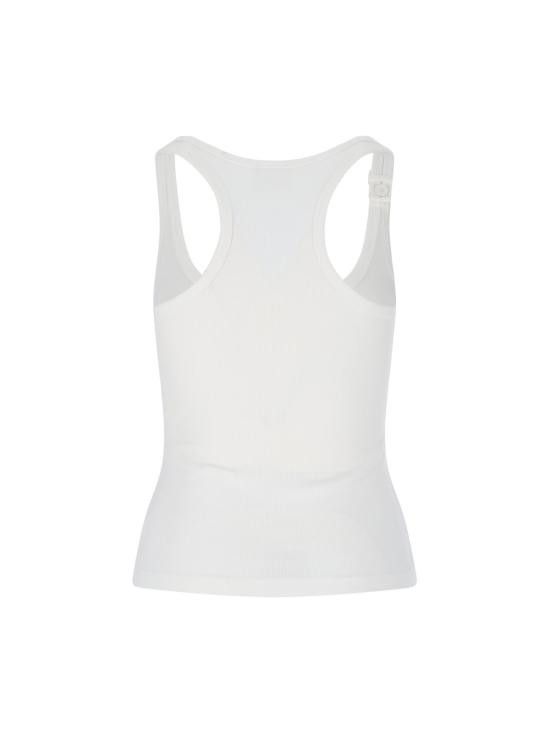 Courreges COURREGES Women Tops 125JDE123JS0194 0001 White Size L / US 10 / IT 46 - 2 Thumbnail
